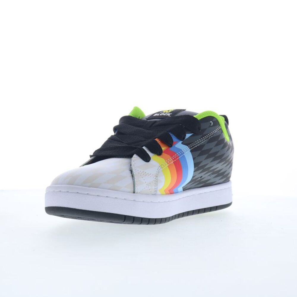 DC Mens 43I Court Graffik Black Shoes (NWT) - Picture 4 of 7